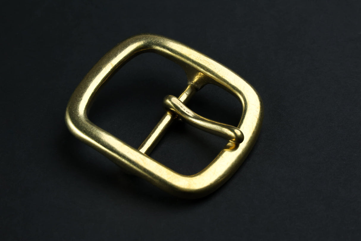 Japanese Brass Center Bar Buckle