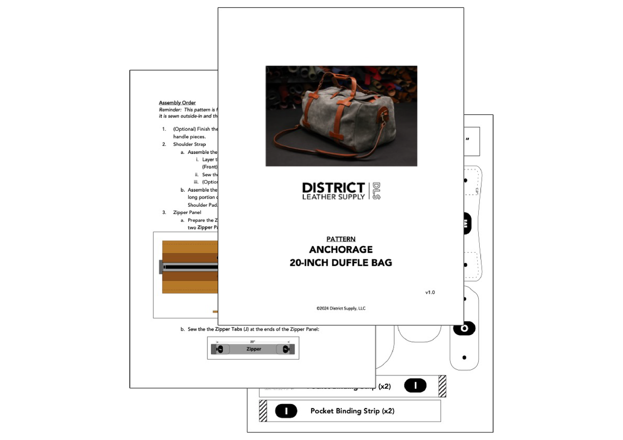 DLS Pattern - Anchorage 20-Inch Duffle Bag