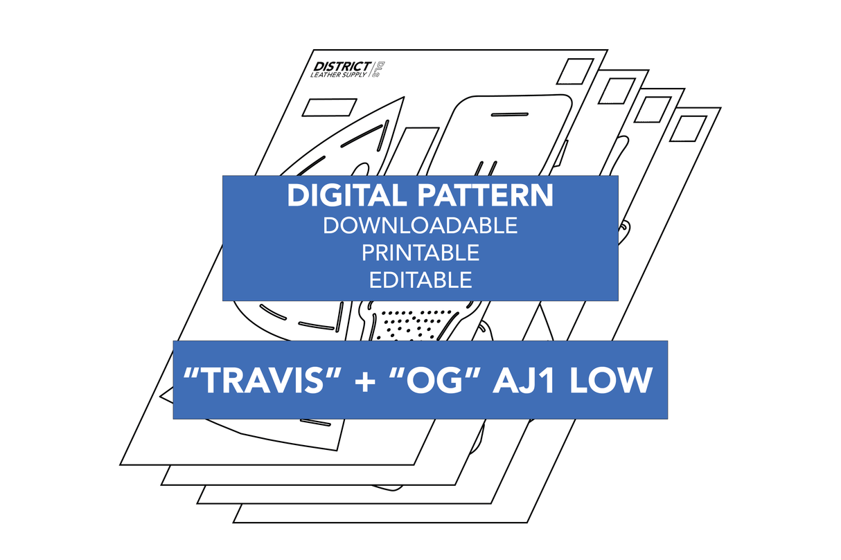 Digital Pattern - Full Size Run Sneaker Patterns