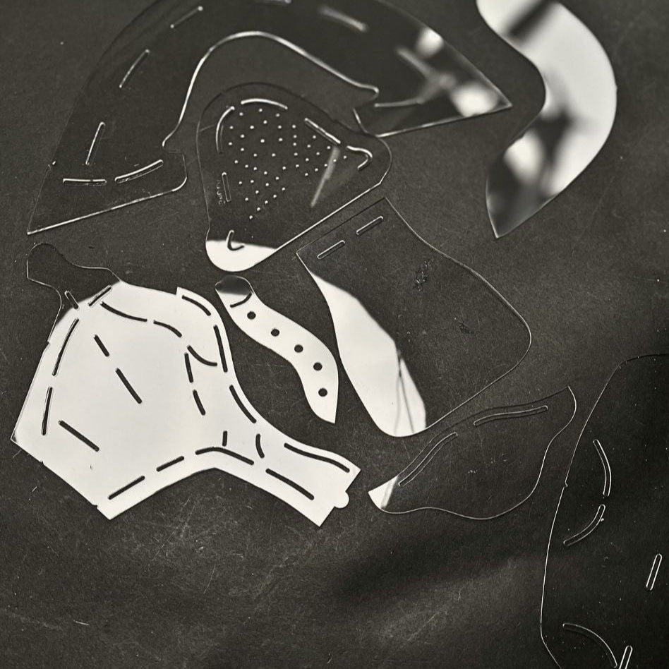 Example Acrylic Sneaker Pattern