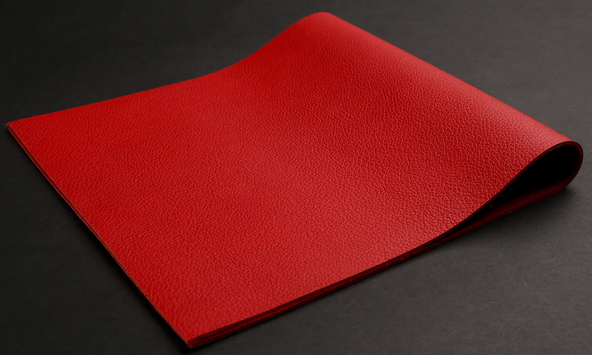 Luxury Fine Pebbled Calf, Red