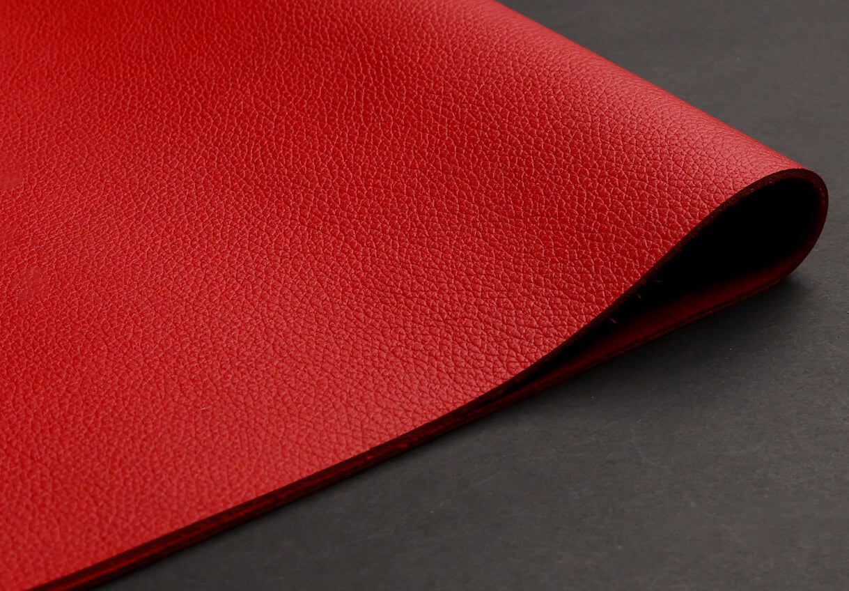 Luxury Fine Pebbled Calf, Red – District Leather Supply