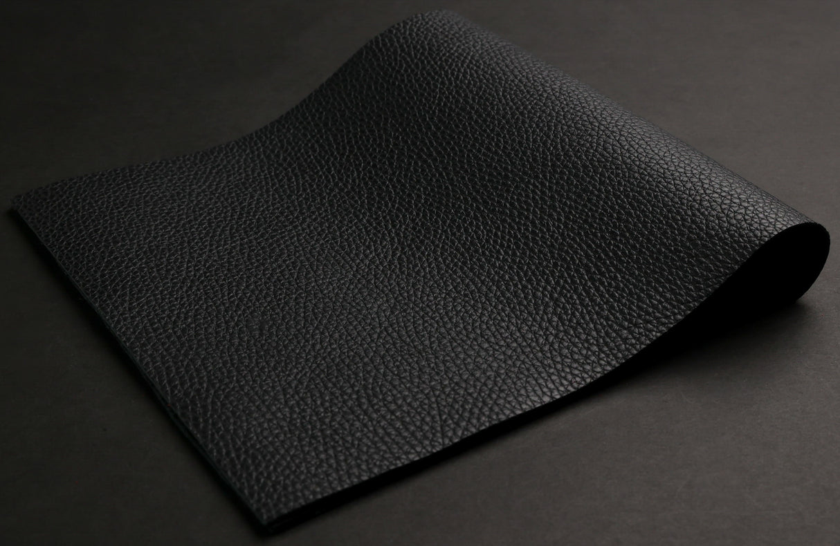 Italian Pebble Grain Calf, Black