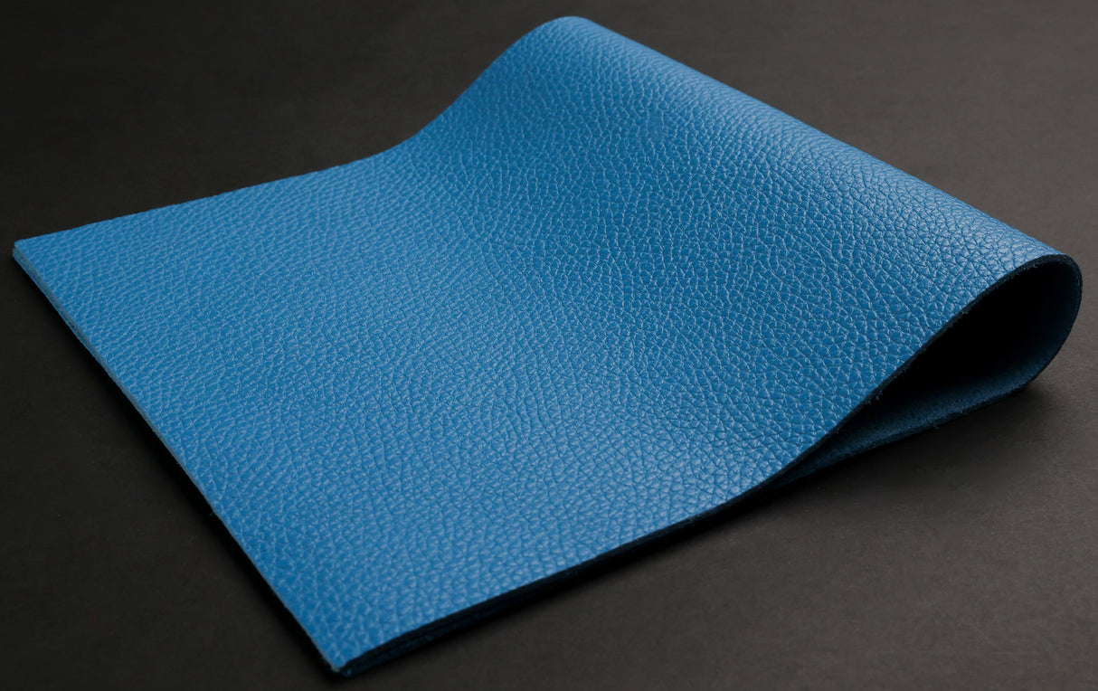 Italian Pebble Grain Calf, Blue