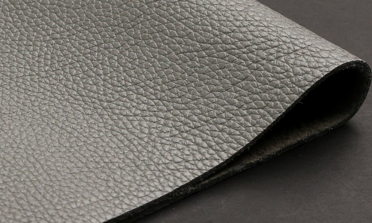 Italian Pebble Grain Calf, Grey