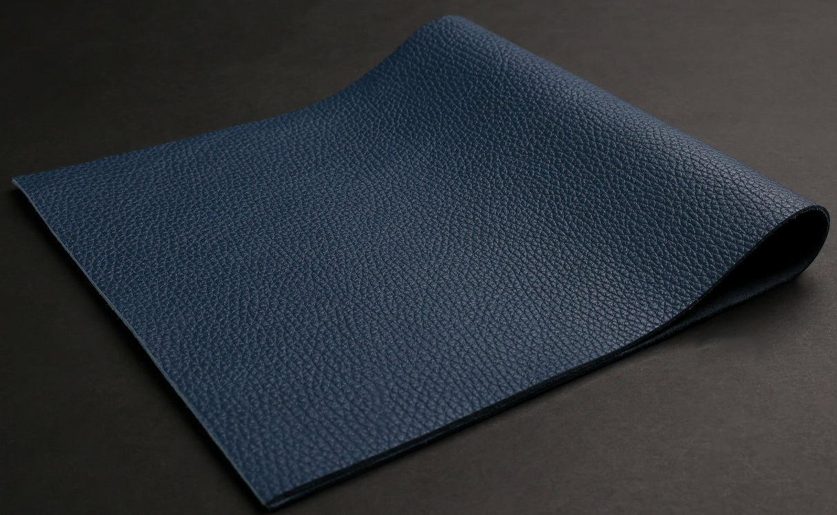 Italian Pebble Grain Calf, Navy