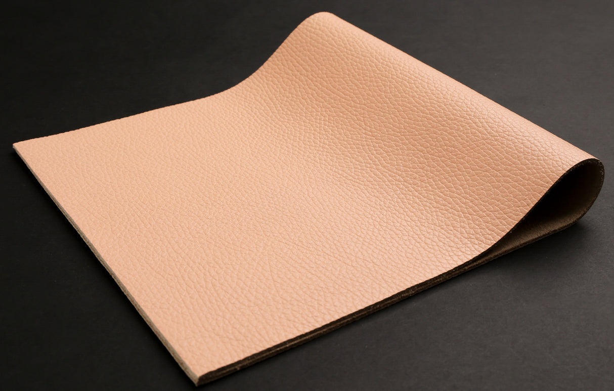 Italian Pebble Grain Calf, Nude