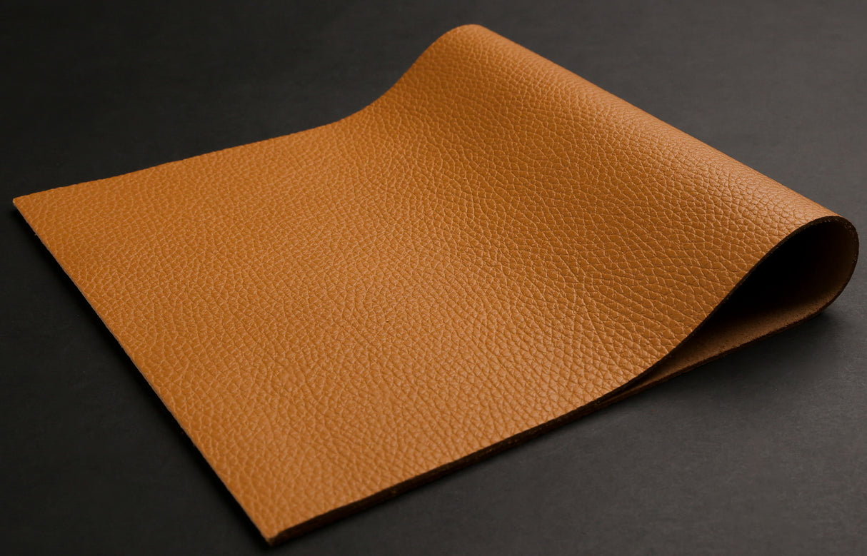 Italian Pebble Grain Calf, Tan