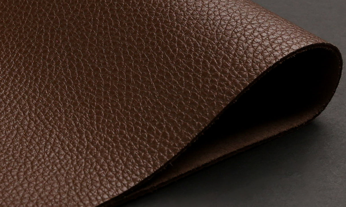 Italian Pebble Grain Calf, Tobacco