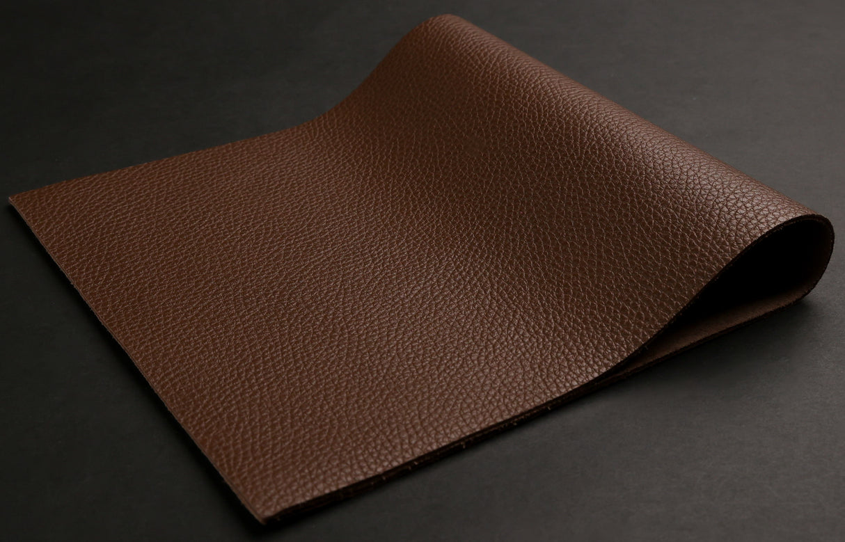 Italian Pebble Grain Calf, Tobacco