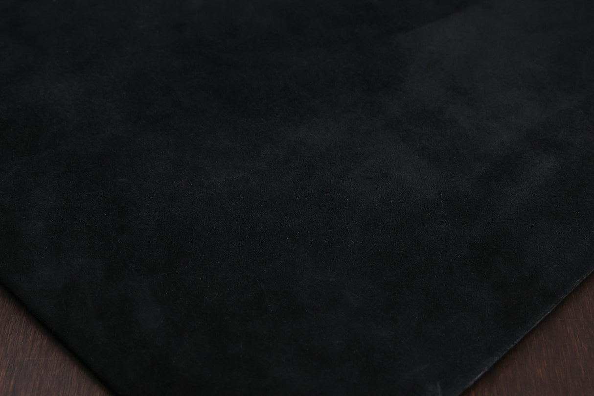 Opera Derby Waxed Suede, Black