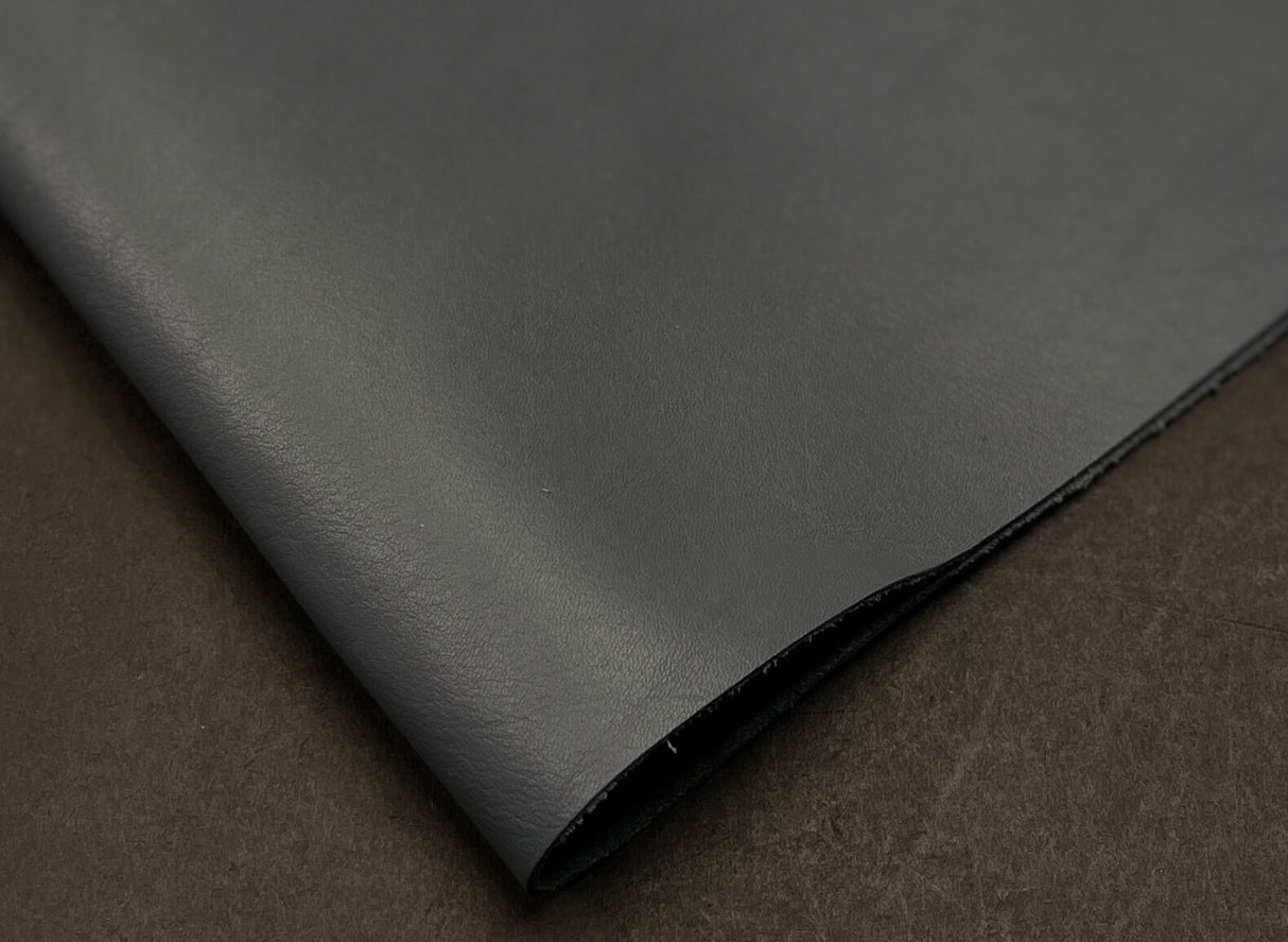 Italian Smooth Grain Calf, Steel Blue