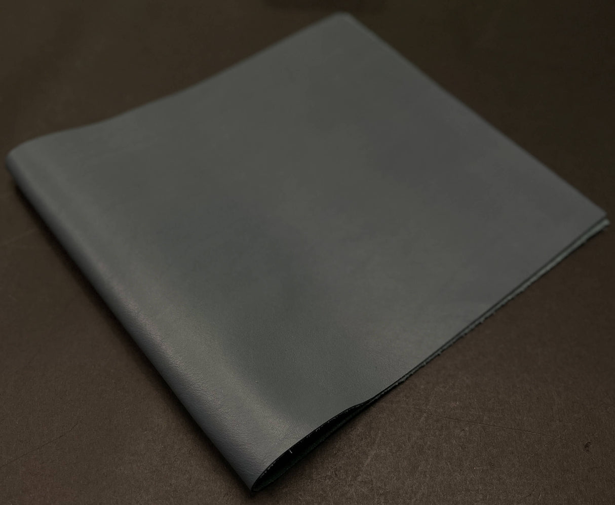 Italian Smooth Grain Calf, Steel Blue
