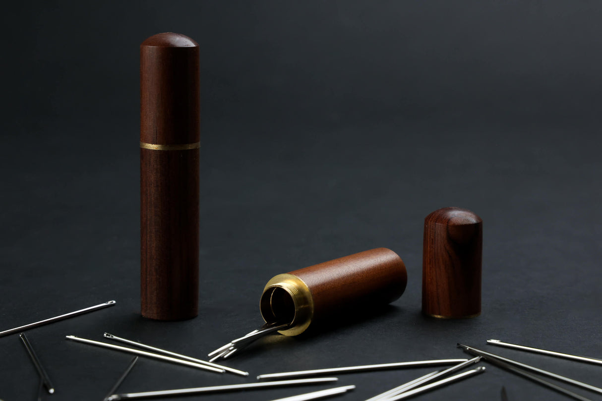 Wooden Needle Case