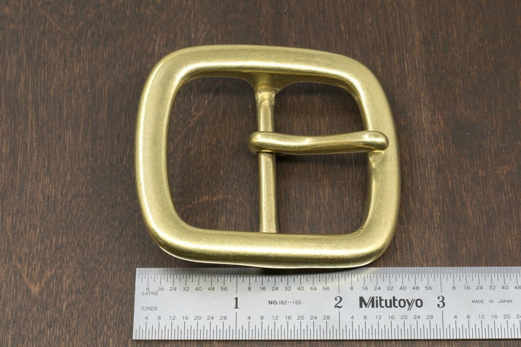 Japanese Brass Center Bar Buckle