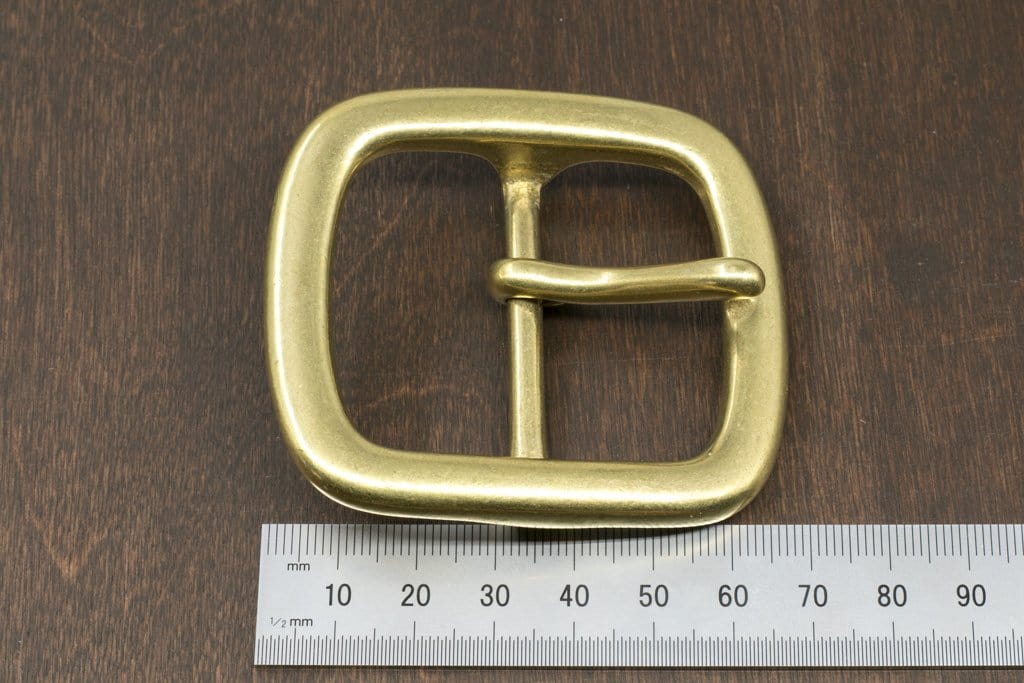 Japanese Brass Center Bar Buckle
