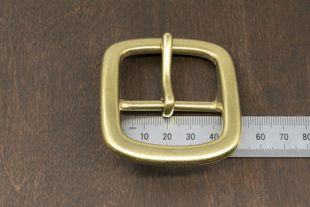 Japanese Brass Center Bar Buckle