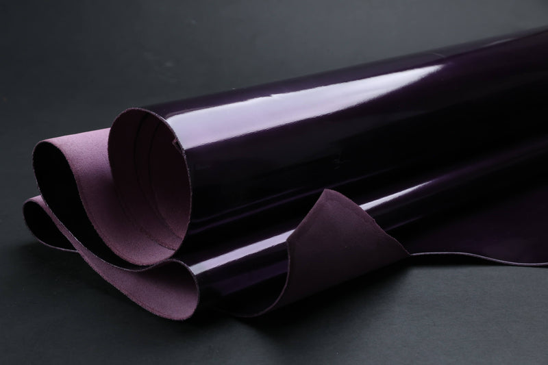 Nuova Overlord Purple Sparkling Metallic Patent Calf Full Side