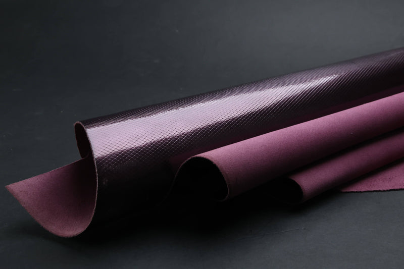 Nuova Overlord Purple Embossed Patent Calf Full Side
