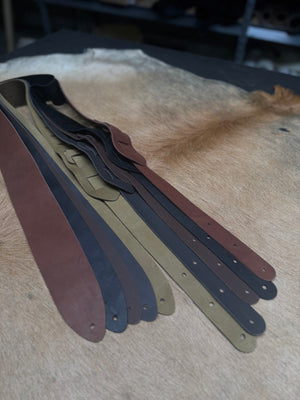 Adjustable Leather Guitar Strap