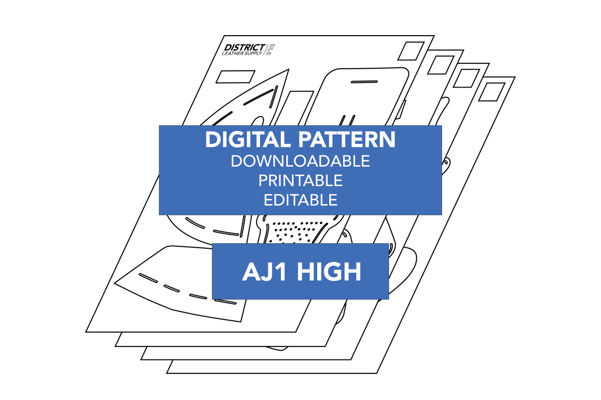 AJ1 High Pattern - Acrylic + Digital