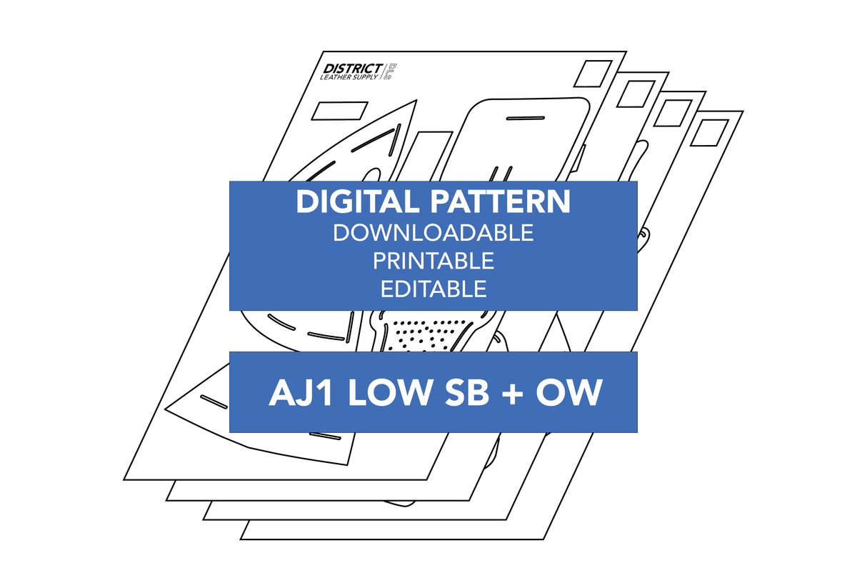 AJ1 LOW (SB) + "OW" LOW Pattern - Acrylic + Digital