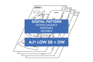 AJ1 LOW (SB) + "OW" LOW Pattern - Acrylic + Digital