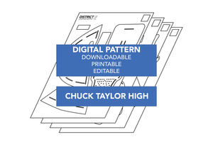 Chuck Taylor High Pattern - Acrylic + Digital