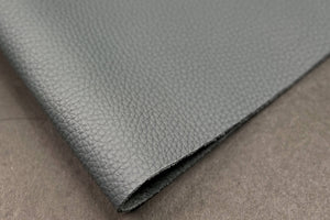 Ecco Leather, Pebbled Grey