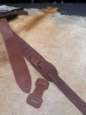 Adjustable Leather Guitar Strap