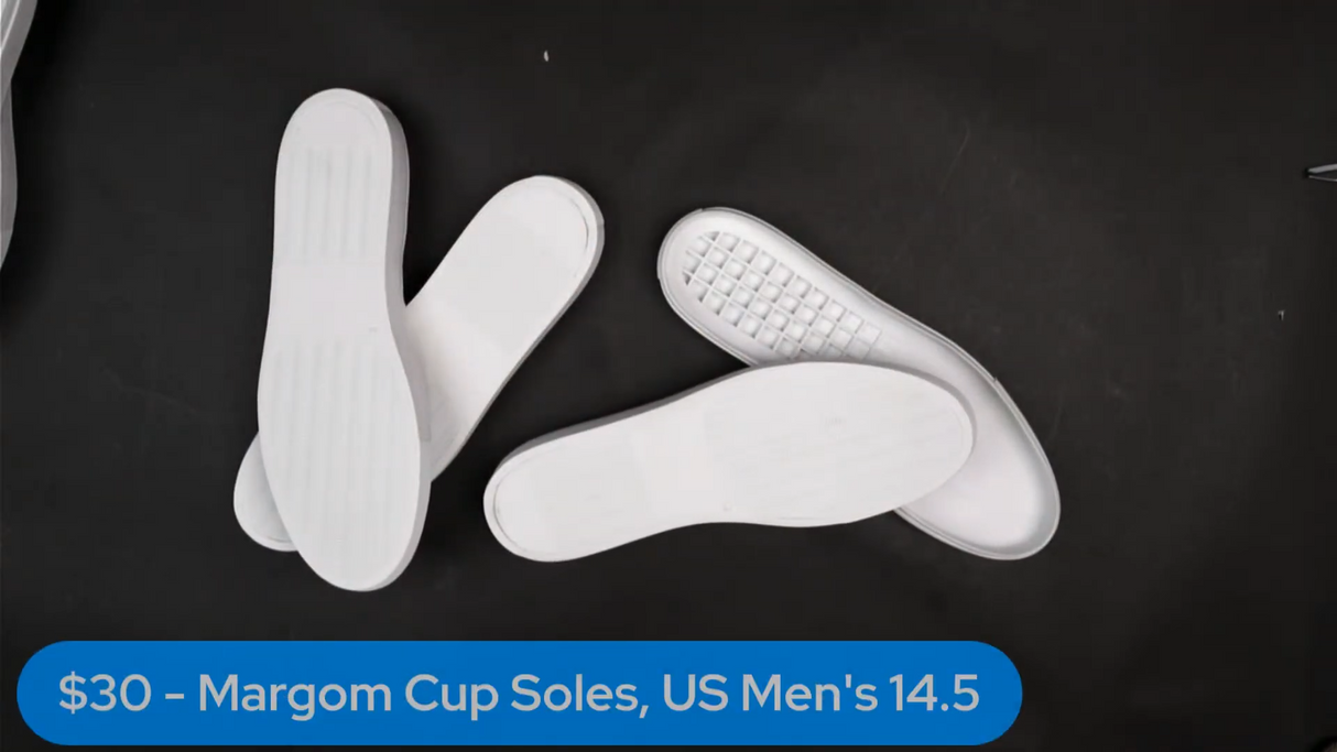 Margom Cup Soles, Men's size 9.5 & 14.5