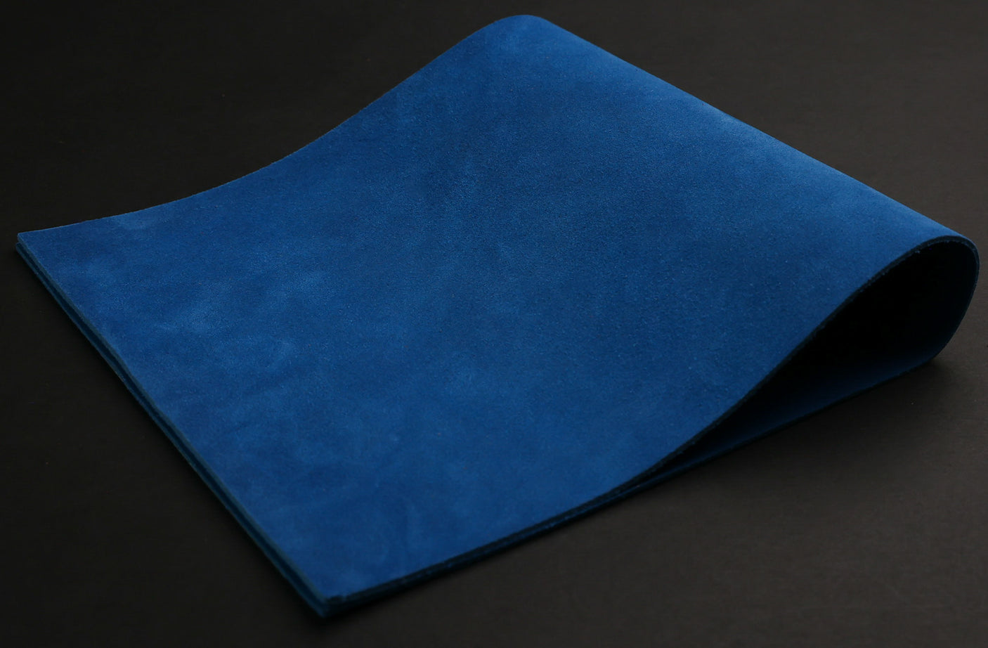 Opera Derby Waxed Suede, Electric Blue