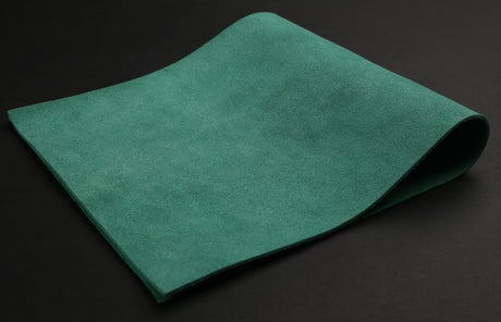 Opera Derby Waxed Suede, Teal