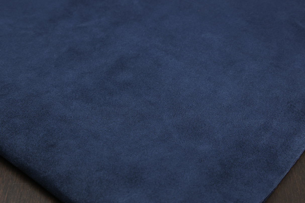 Opera Derby Waxed Suede, Navy