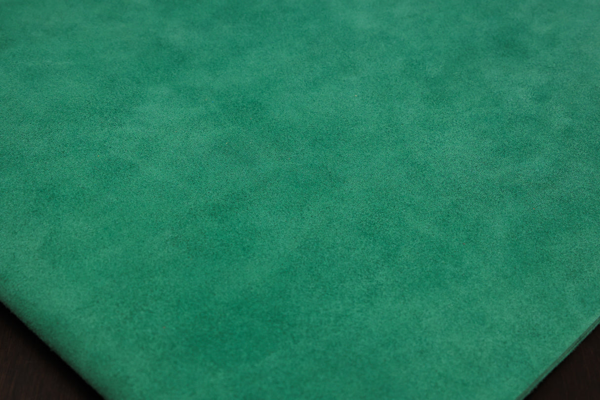 Opera Derby Waxed Suede, Teal