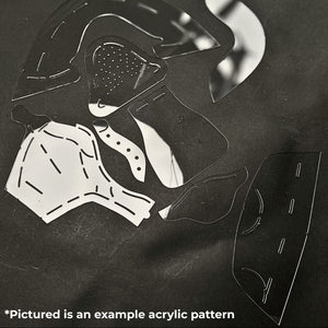 "Travis" AJ1 HIGH Pattern - Acrylic + Digital