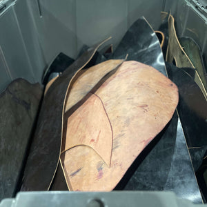 Horween Shell Cordovan Off-Cut Blind Bag