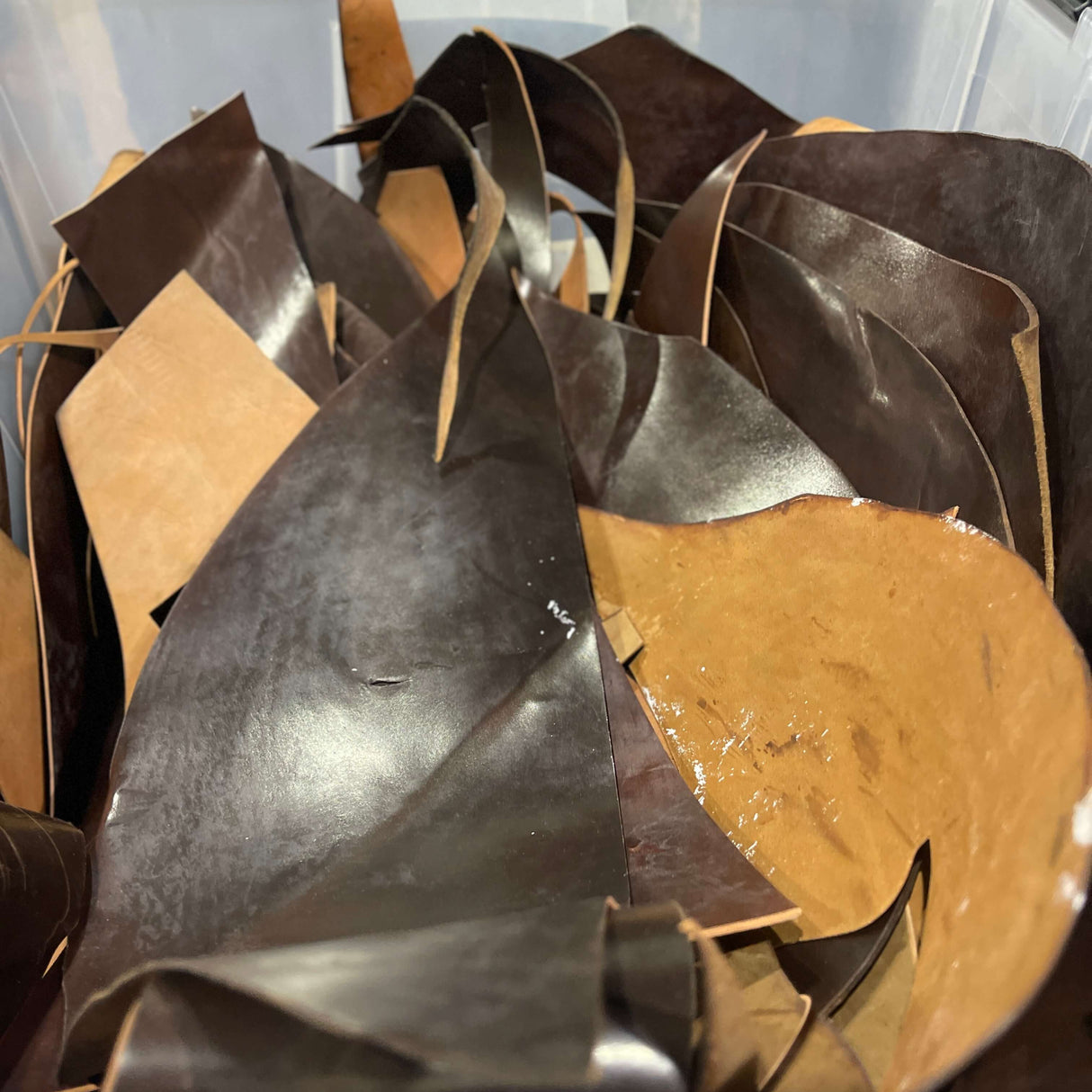 Horween Shell Cordovan Off-Cut Blind Bag