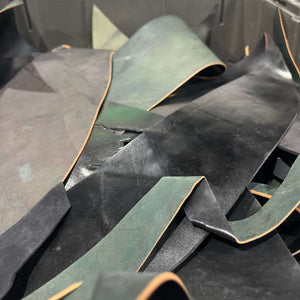 Horween Shell Cordovan Off-Cut Blind Bag