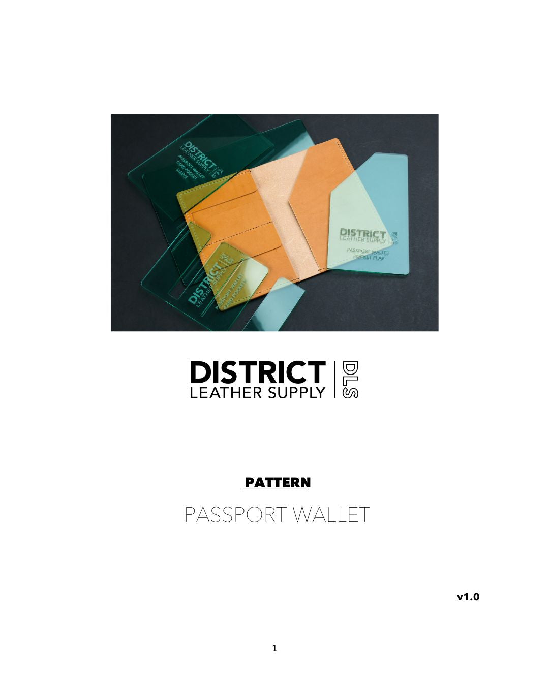 DLS Standard Digital Pattern - Passport Wallet