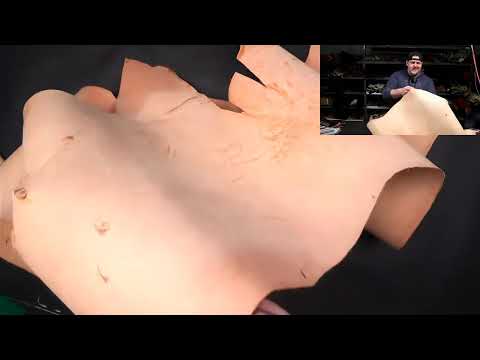 Conceria La Perla Azzura Belly, Natural Buffed