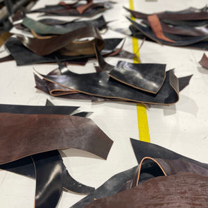 Horween Shell Cordovan Off-Cut Blind Bag