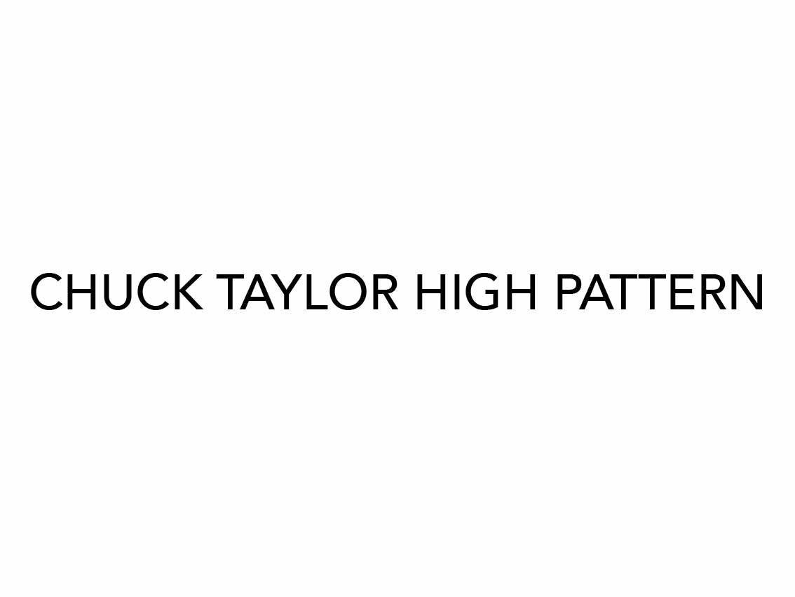 Chuck Taylor HIGH Pattern