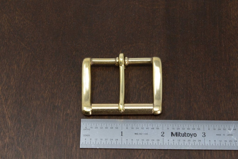 Japanese Brass - DLS Custom 1.5" Heel Bar Roller Buckle