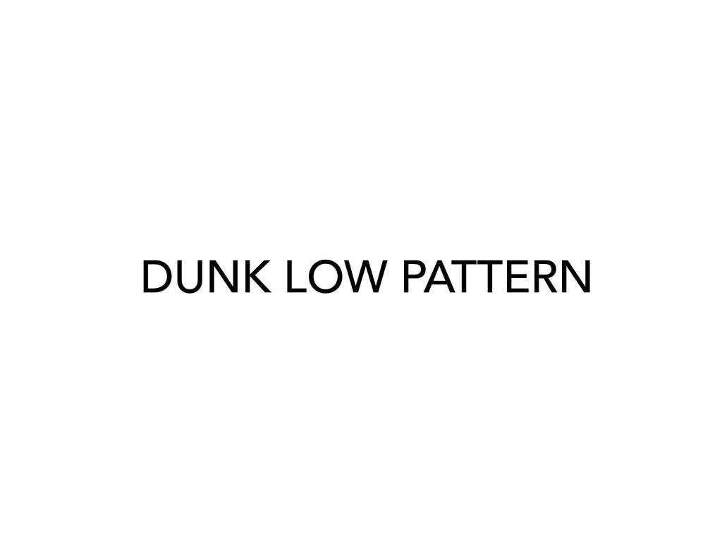 Dunk LOW Pattern