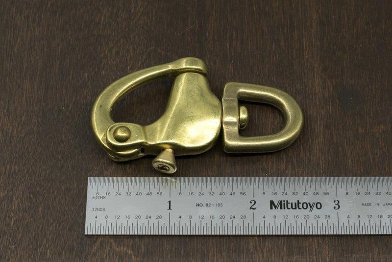 Japanese Brass Swivel Pull Trigger Snap