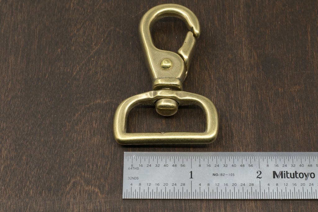 Japanese Brass Swivel Lever Snap